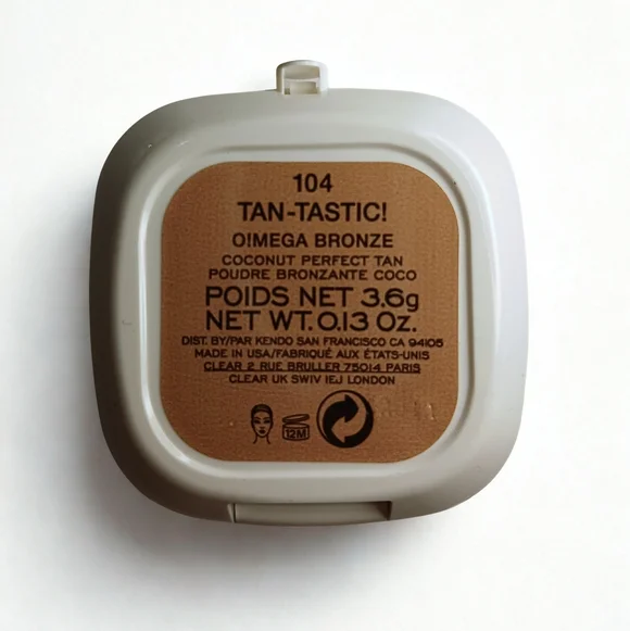 Marc Jacobs 104 Tan-Tastic! O!Mega Bronze Bundle X5 3.6 G0.13 OZ